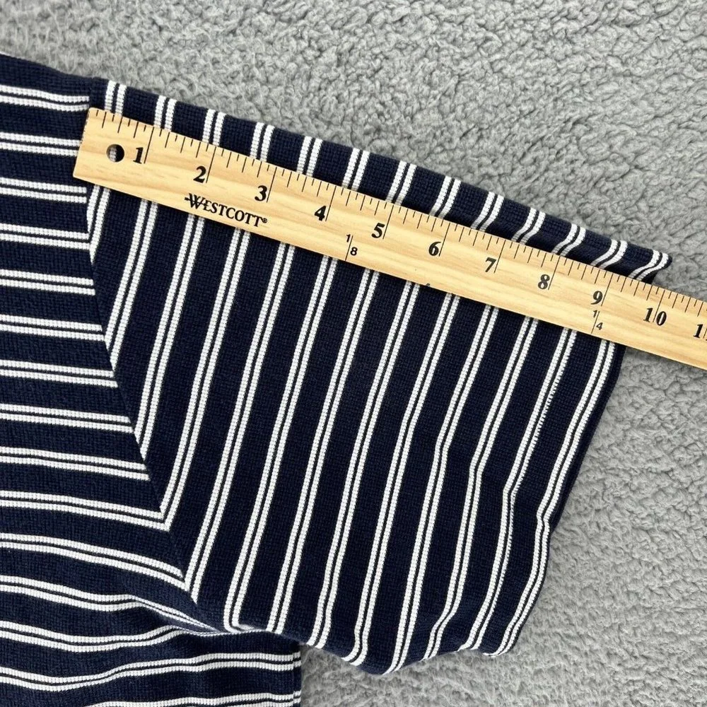 Ralph‎ Lauren Big XL Shirt Blue White Stripe Vintage Polo Shirt Casual Outdoor
